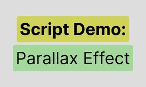 [example] parallax effect